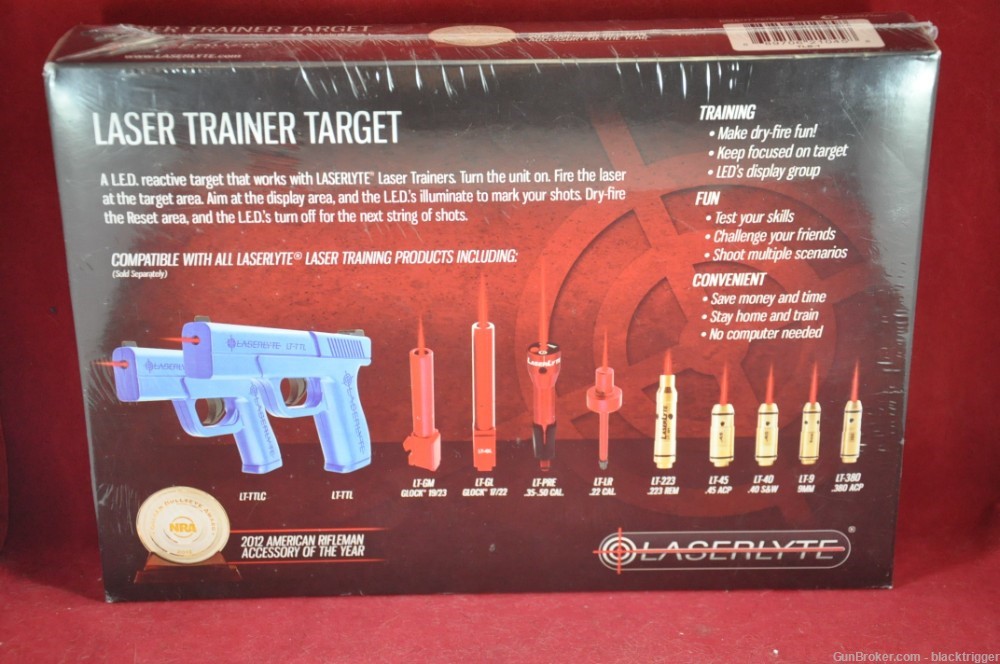 Factory New Old Stock LaserLyte TLB-1 Laser Trainer Target Kit-img-5