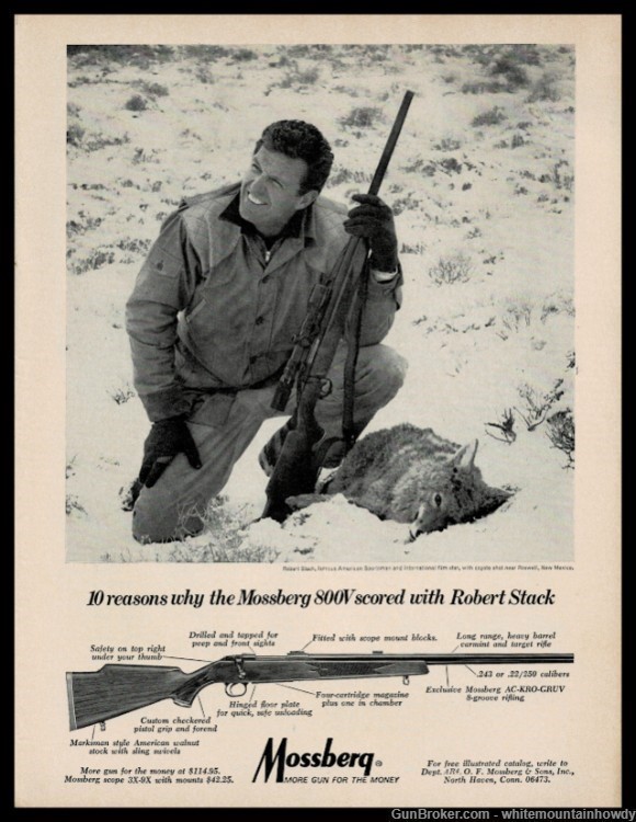 1968 MOSSBERG 800V Rifle AD w/Robert Stack in Roswell NM-img-0