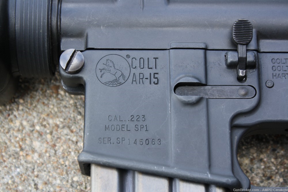 GORGEOUS Colt SP1 1981 .223 AR-15 20" EXCELLENT-img-5