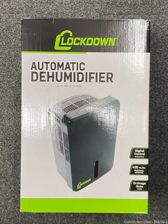 Lockdown Automatic Dehumidifier - Brand New in Factory Sealed Box-img-0