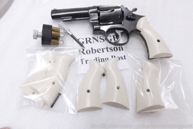 Aftermarket Imitation Bone Ivory Grips fit S&W N Square NSGB 25 27 28 29 62-img-11