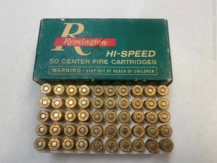 RARE 25-20 Winchester Remington Hi-Speed 86 gr Soft Point NOS -img-0