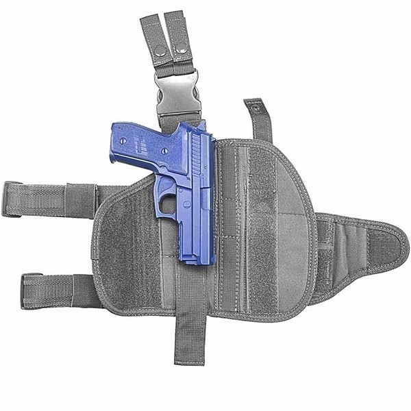 Grey Drop Leg Thigh Holster for Full Size Ruger P85 P89 P90 P92 P95 Pistol-img-1