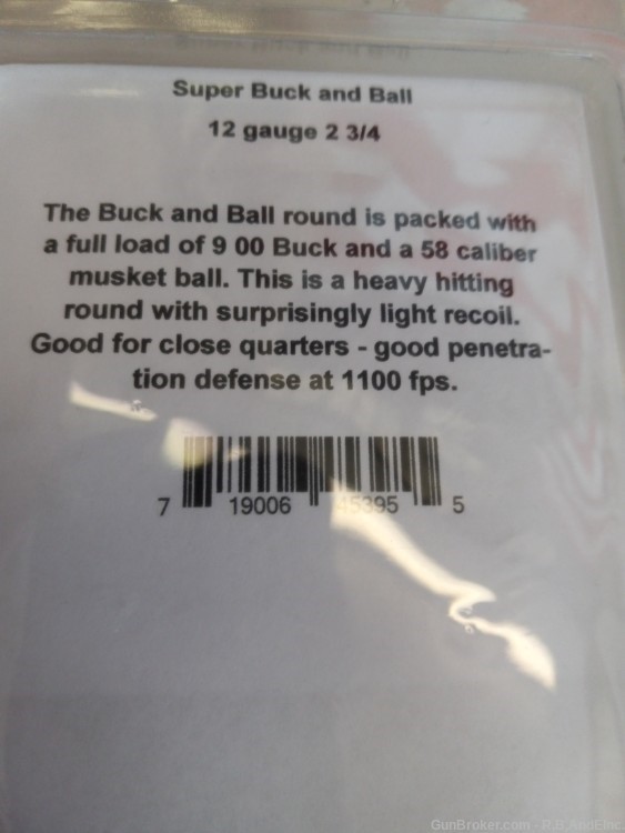 Paraklese Technology Super Buck & Ball 12 ga 3pk Exotic Ammo -img-1