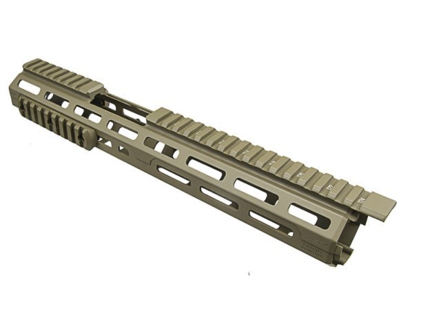 M-Lok® Drop In Handguard - 13.5"L Carbine Extended Handguard Length - Tan-img-2