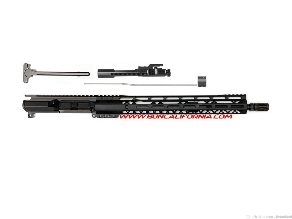 Custom AR-15 Upper Build Kit Complete w/ BCG & Charging Handle Black-img-0