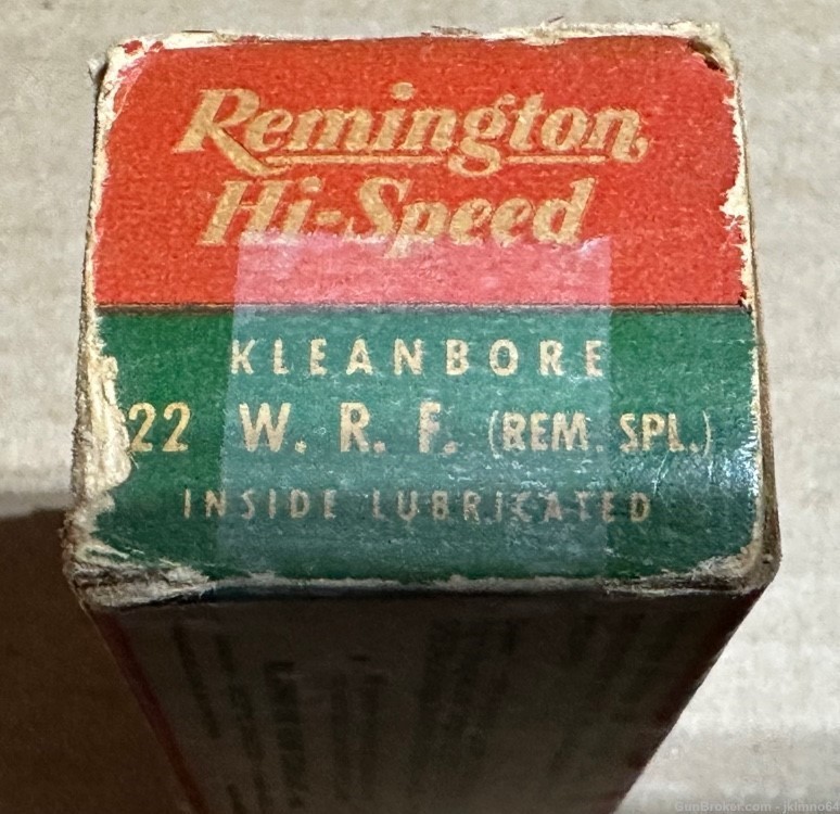 49 rounds of Remington 22 WRF brass cased ammo-img-6