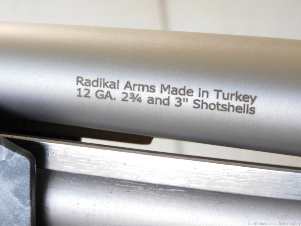 International Arms Corp Radikal PA-3 12 Gauge Pump Nickel with Skulls NIB-img-4