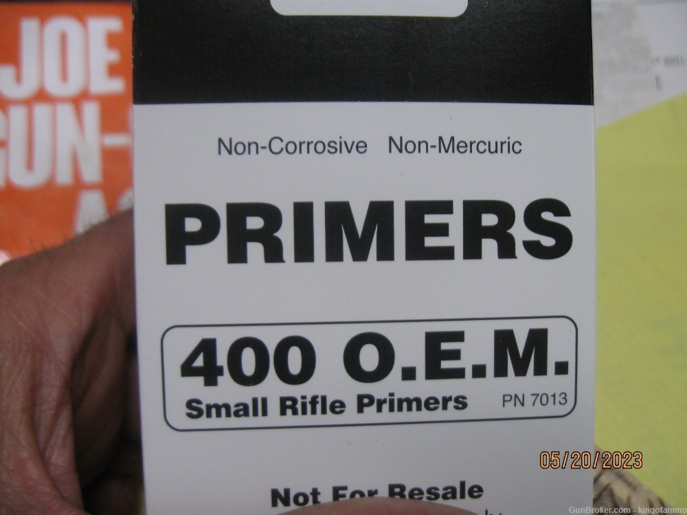 Fresh Scarce 1000 Pc Small RIFLE Primers CCI  Brick# 400 ; others LR avail-img-1