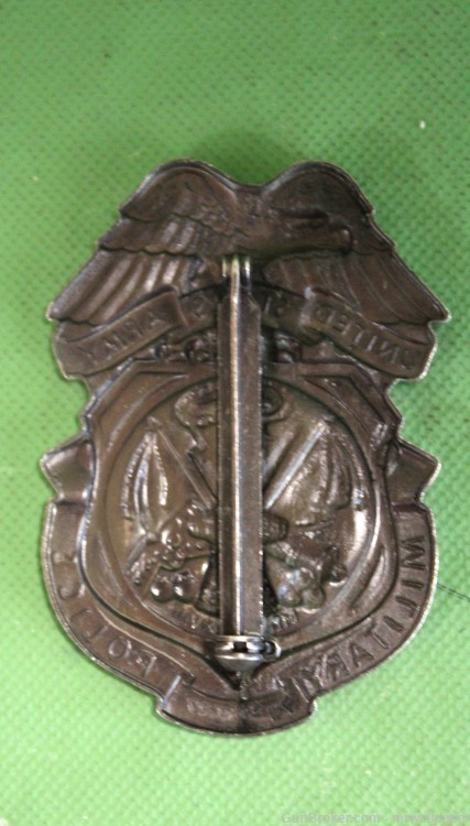 Obsolete United States World War II Army Military Police Law Badge YD-img-3