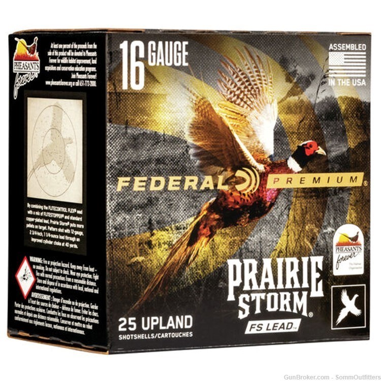 Federal Prairie Storm 16ga 2 3/4" FS 6 Shot Lead-img-0