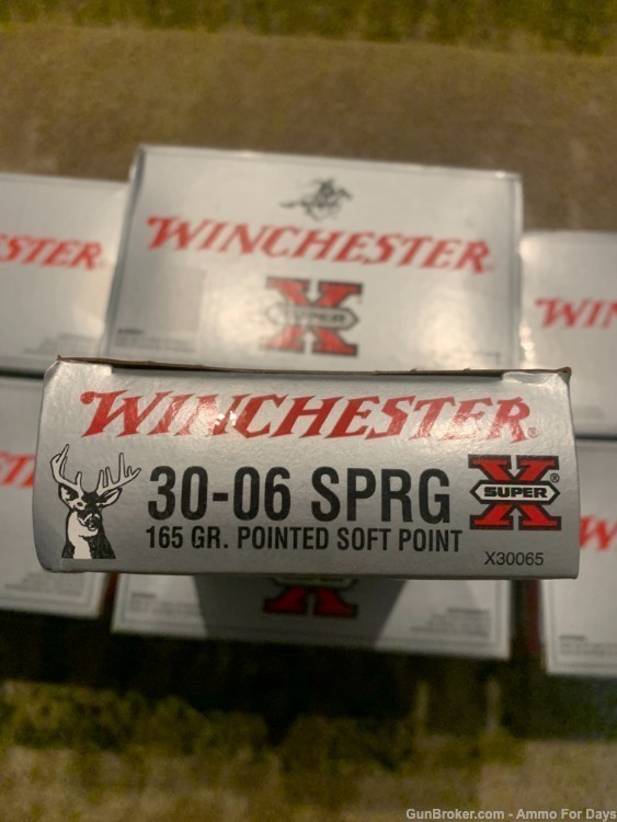 Winchester 30-06 165 Gr pointed soft point. -img-1