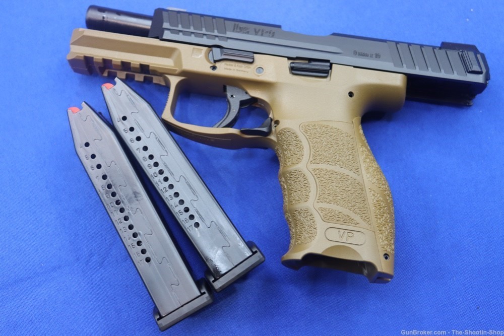 Heckler & Koch HK Model VP9 Pistol FDE 2-Tone 9MM 17RD Mags H&K HIVis Sight-img-16