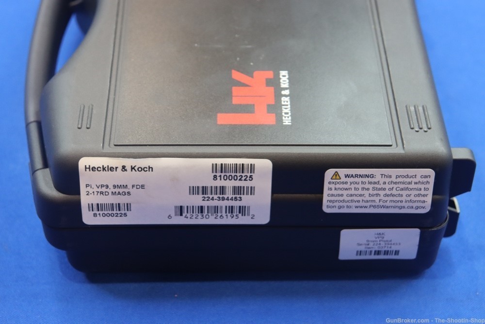 Heckler & Koch HK Model VP9 Pistol FDE 2-Tone 9MM 17RD Mags H&K HIVis Sight-img-15