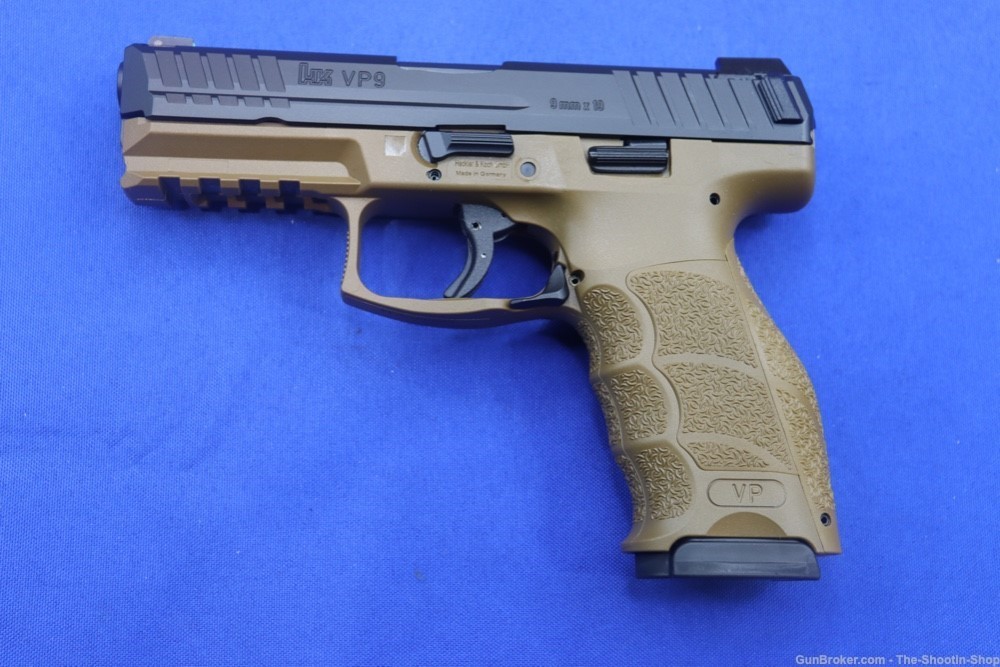 Heckler & Koch HK Model VP9 Pistol FDE 2-Tone 9MM 17RD Mags H&K HIVis Sight-img-7