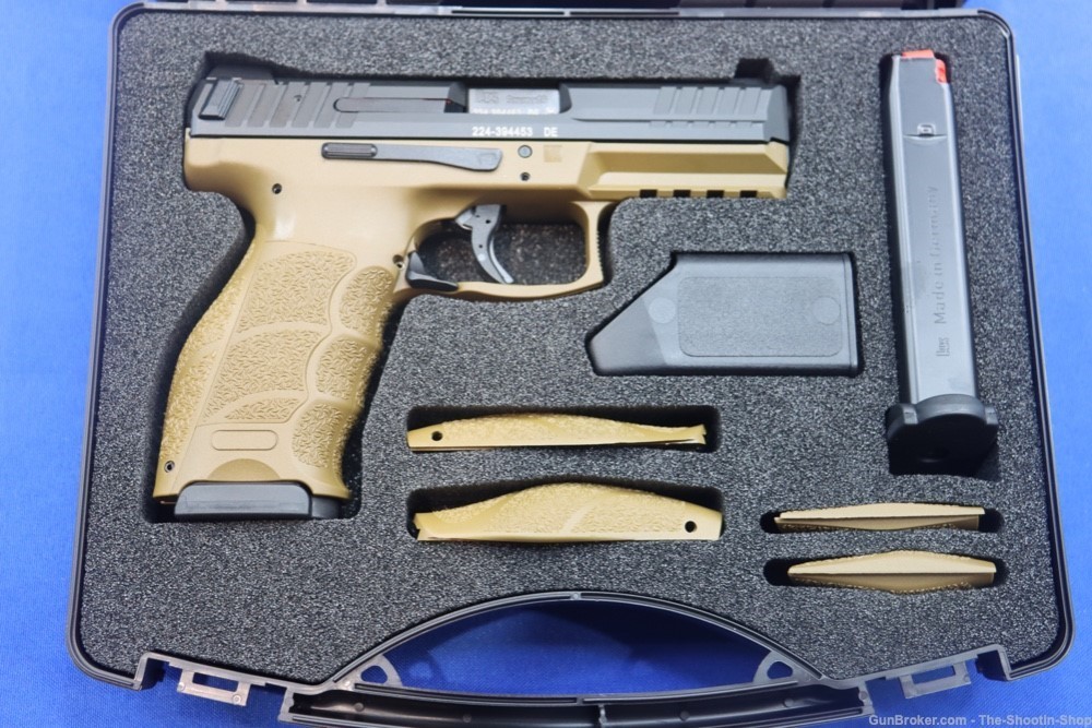 Heckler & Koch HK Model VP9 Pistol FDE 2-Tone 9MM 17RD Mags H&K HIVis Sight-img-2