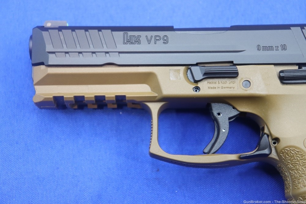 Heckler & Koch HK Model VP9 Pistol FDE 2-Tone 9MM 17RD Mags H&K HIVis Sight-img-9