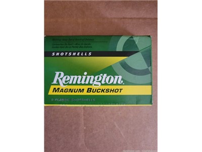 Remington magnum buckshot 12 gauge 3 inch 000 buck 1225 fps 10 pellet 