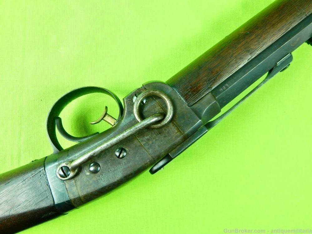Antique Civil War US Smith .50 cal. breech-loading Percussion Carbine-img-8