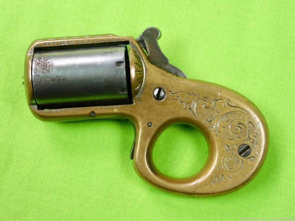 Antique US Reid My Friend .22 Cal 7 Shot Revolver Pistol-img-1