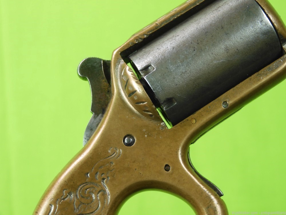 Antique US Reid My Friend .22 Cal 7 Shot Revolver Pistol-img-9