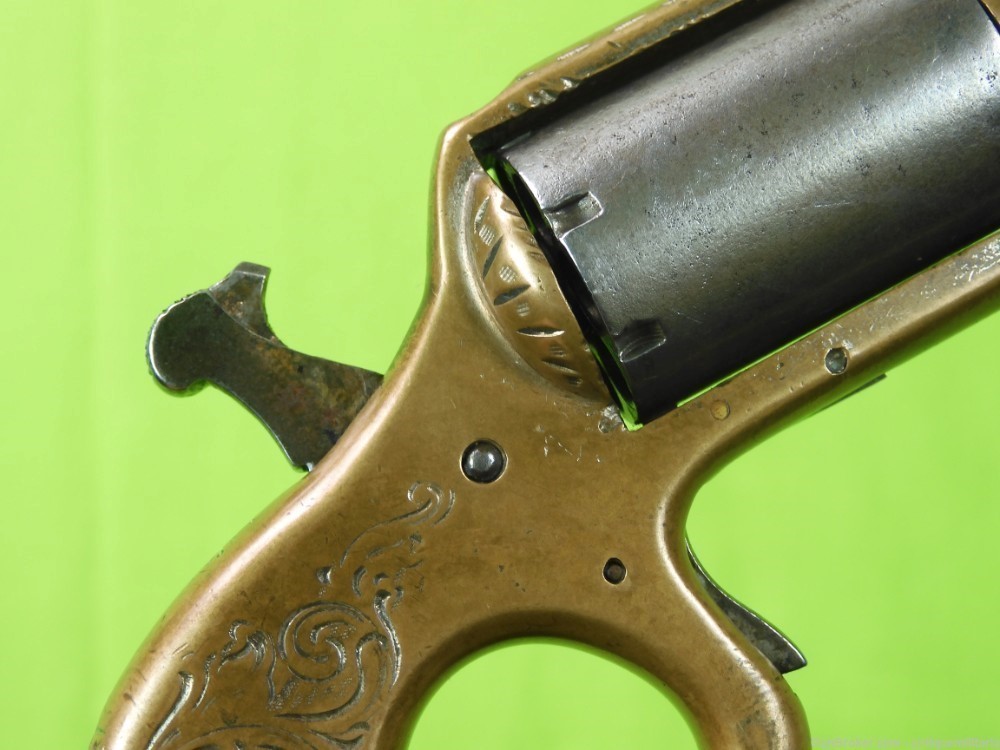 Antique US Reid My Friend .22 Cal 7 Shot Revolver Pistol-img-8