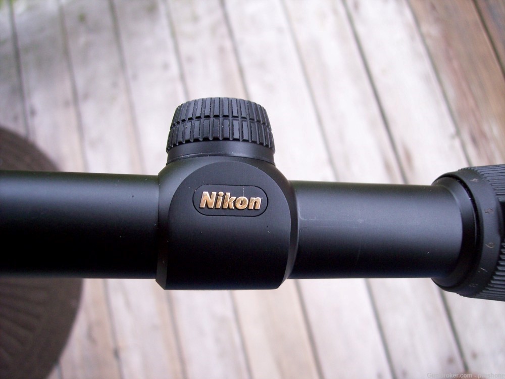 Nikon 3-9x40mm Omega Muzzle Loader Scope Matte BDC Nice-img-4