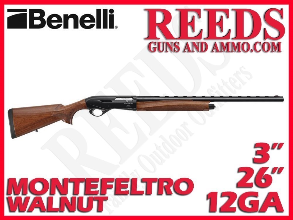 Benelli Montefeltro 2023 Walnut 12 Ga 3in 26in 10881-img-0