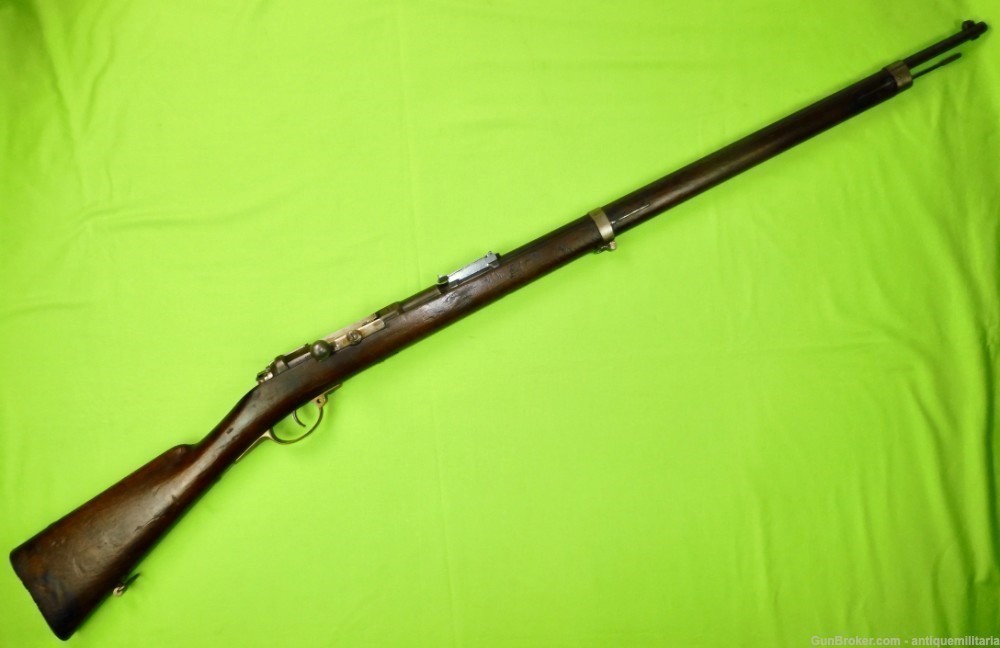 Antique German Mauser Model 1871 Jewehr French Converted to 6.5 X 53 Rifle-img-0