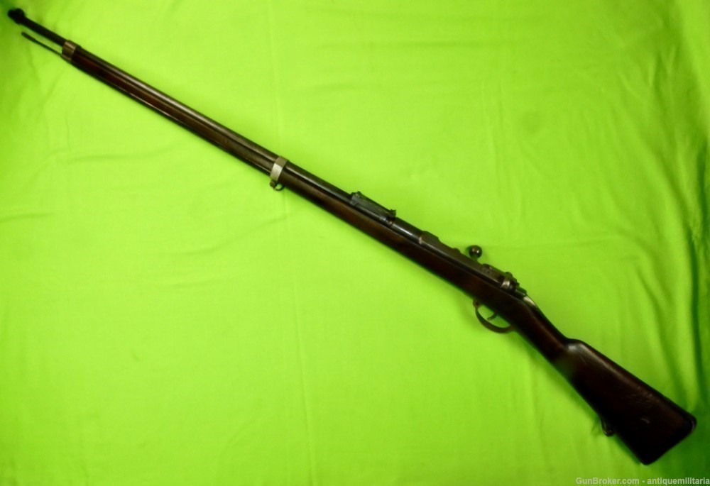 Antique German Mauser Model 1871 Jewehr French Converted to 6.5 X 53 Rifle-img-1