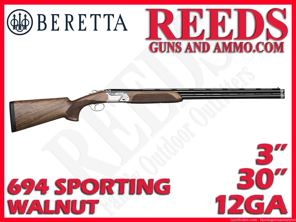 Beretta 694 Sporting Walnut 12 Ga 3in 30in J694E10-img-0