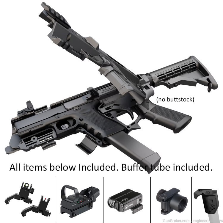 Recover Tactical P-IX Modular AR Platform (FULL PACKAGE) for Glock Pistols.-img-1