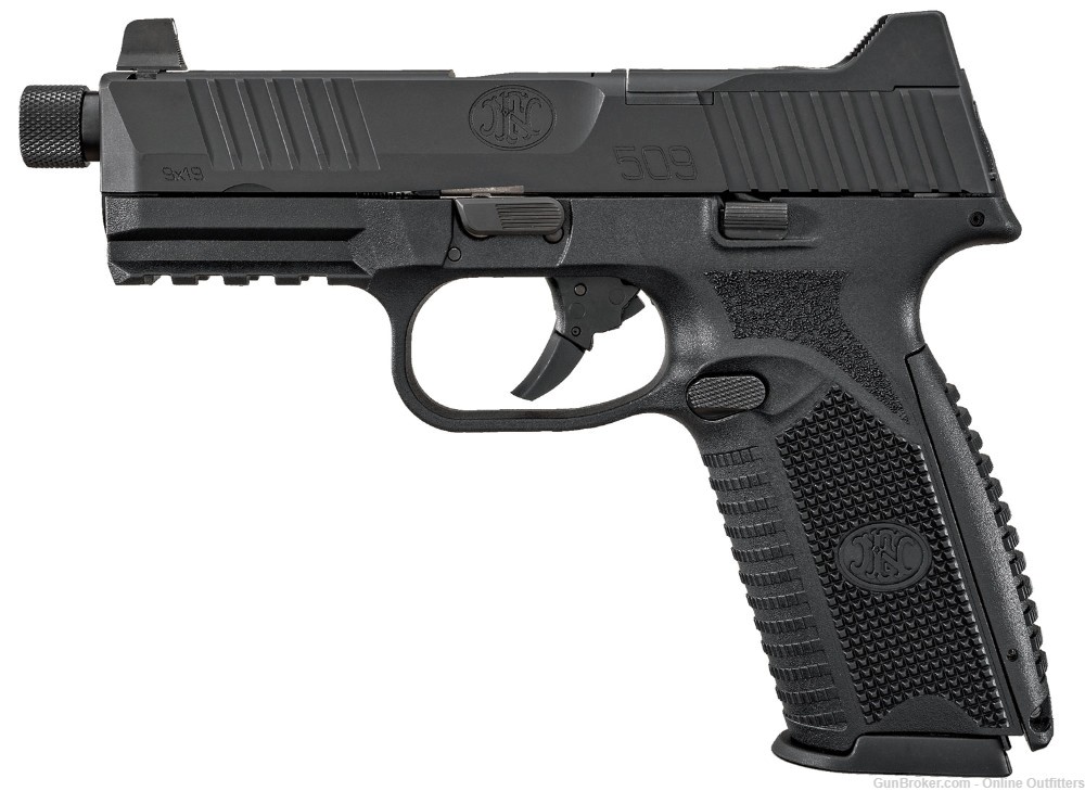 FN 509T 9mm 4.5" Threaded 24+1 Optic Ready 509 Tactical FN-509T STORE DEMO-img-0