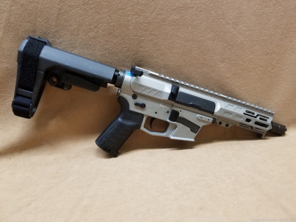 CMMG Banshee MK17 9mm Pistol in Titanium-img-0
