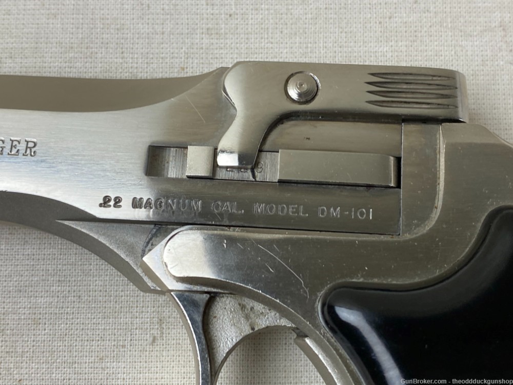 High Standard DM-101 Derringer 22 Mag 3.5" Stainless-img-3