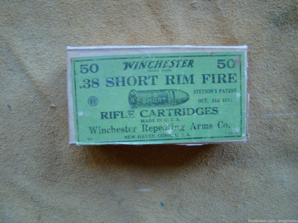 winchester 38 short rim fire ammo -img-0