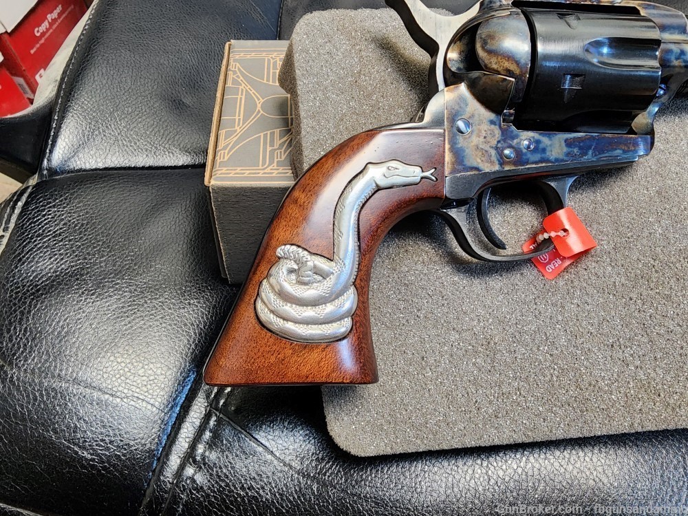 NEW! CIMARRON SNAKE MAN NO NAME SA CASE HARDENED .45LC 4.75" CCH COLT 45LC-img-5
