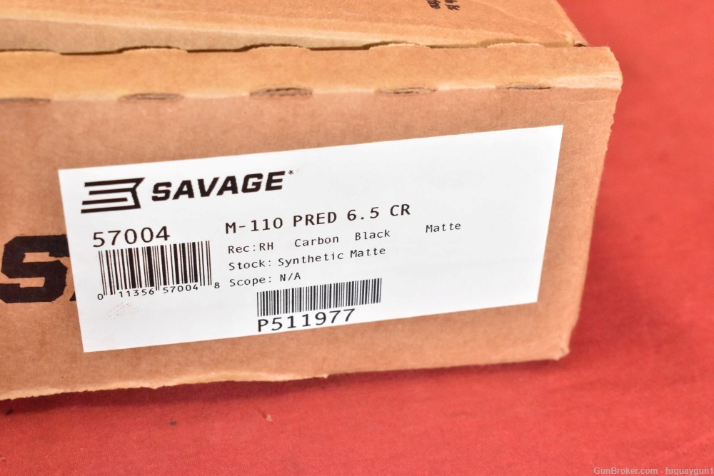 Savage 110 Predator 6.5 Creedmoor 24" Threaded Barrel 110 Mossy Oak Terra-img-8