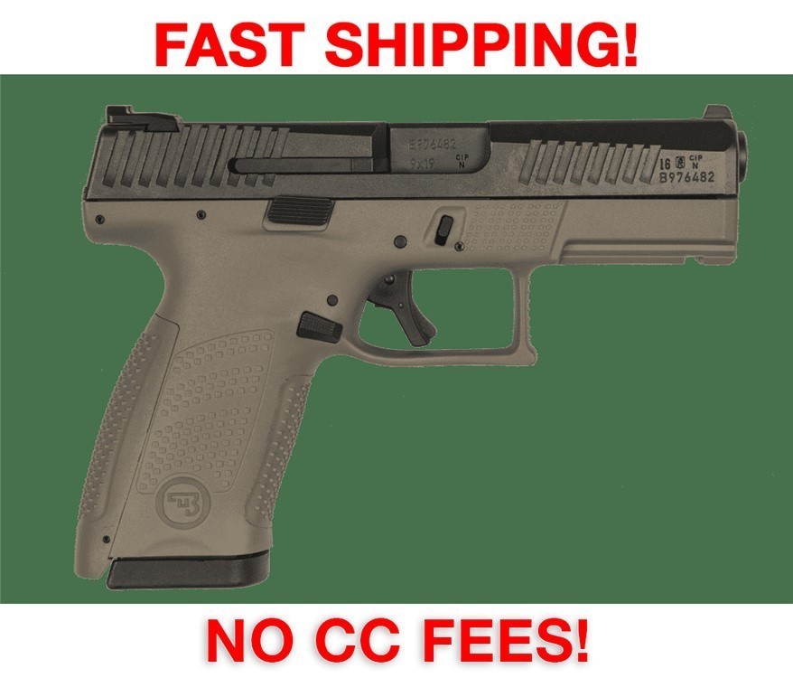 CZ P-10 C FDE - 4" 9mm 15rd - 89532 - NEW-img-0