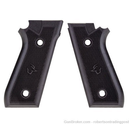Taurus Factory Grips for PT92 PT96 Semi Auto Pistols Black Rubber Panels-img-1