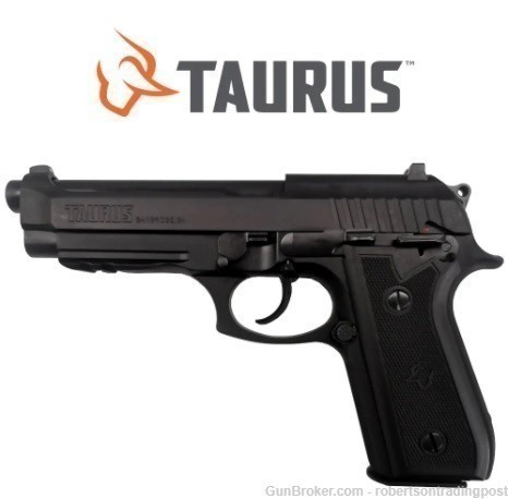 Taurus Factory Grips for PT92 PT96 Semi Auto Pistols Black Rubber Panels-img-7