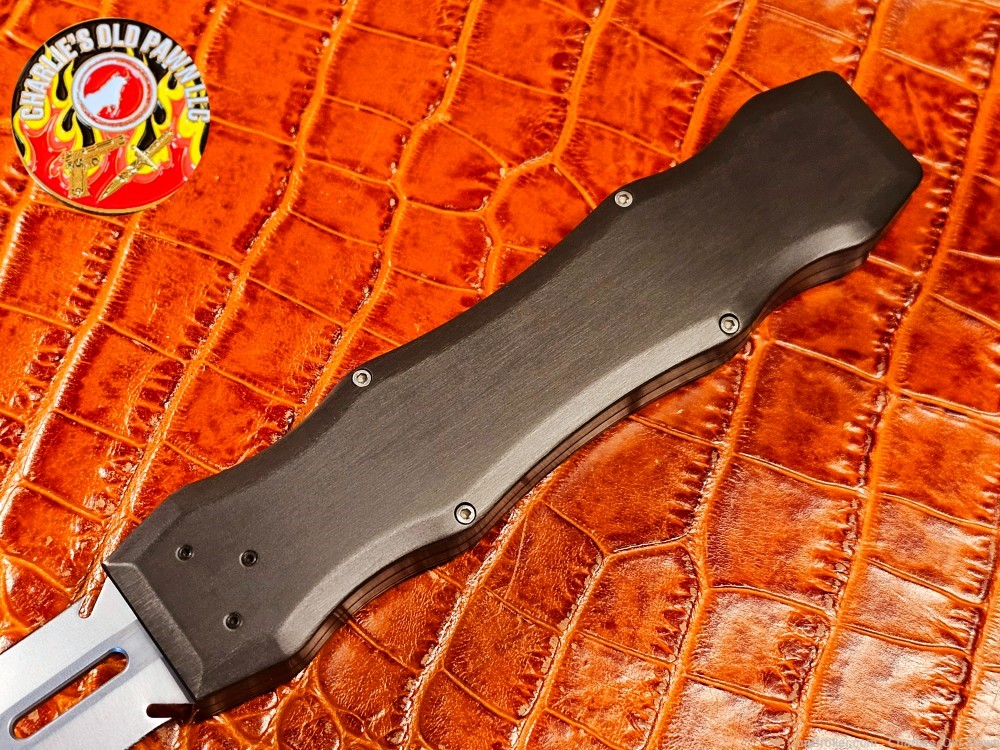 Rare Desert Knife Works Sand Shark D/A OTF Automatic Knife Bead Blast Blade-img-6