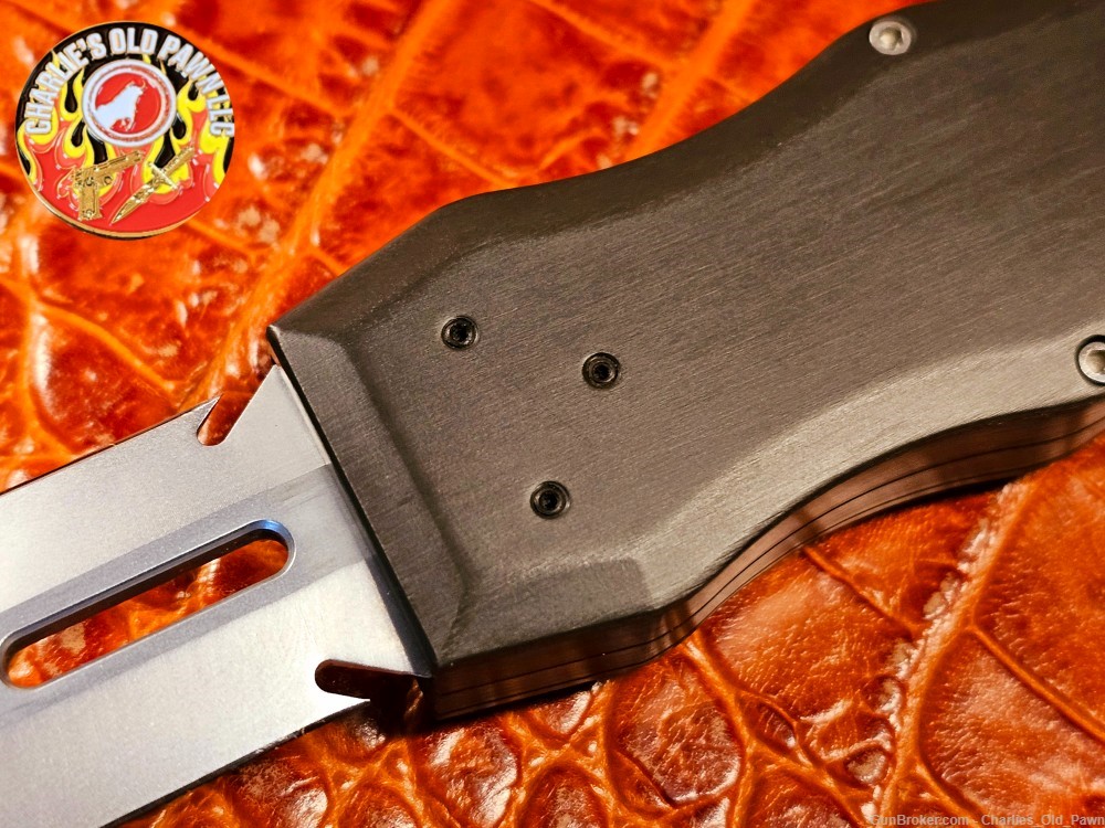 Rare Desert Knife Works Sand Shark D/A OTF Automatic Knife Bead Blast Blade-img-7