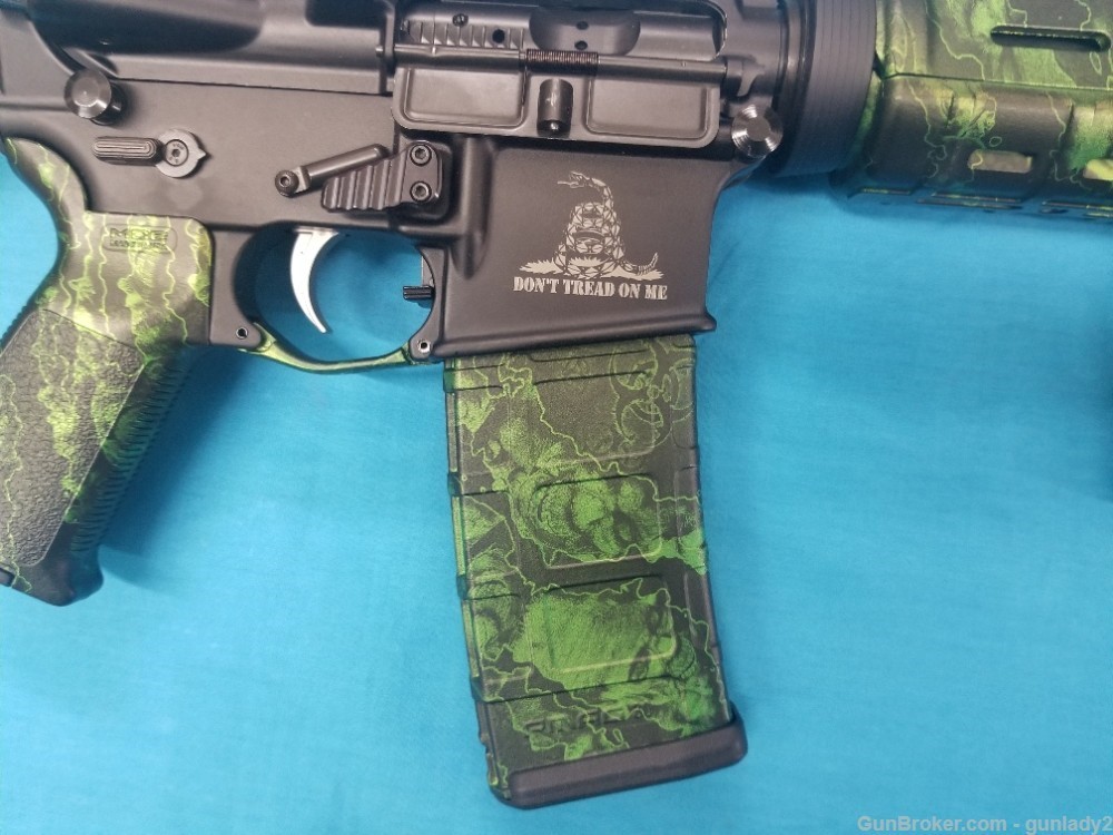 Anderson AM-15 Multi Cal Green Zombie Pattern-img-6