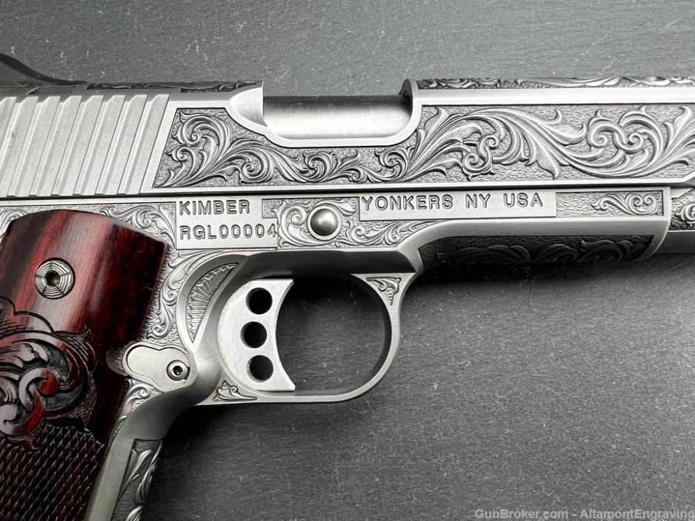 RARE SERIAL RGL00004 - Kimber 1911 Custom Engraved Regal by Altamont .45ACP-img-10
