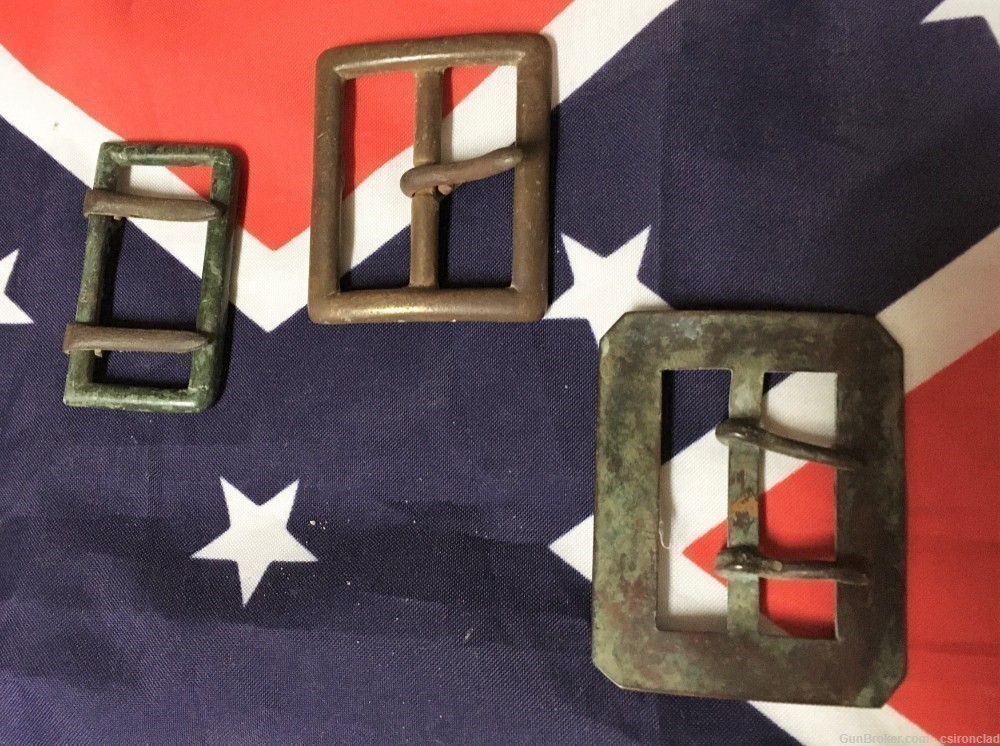 Civil War Frame belt buckles 3 units-img-8