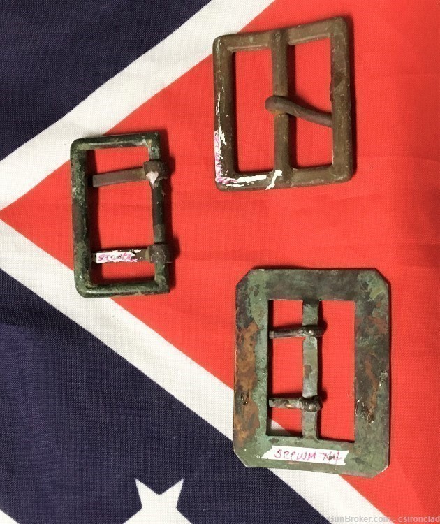 Civil War Frame belt buckles 3 units-img-0