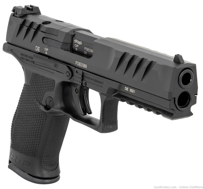 Walther Arms PDP Compact OR 9mm 5" 15+1 Optic Ready 2844222 NEVER FIRED-img-2