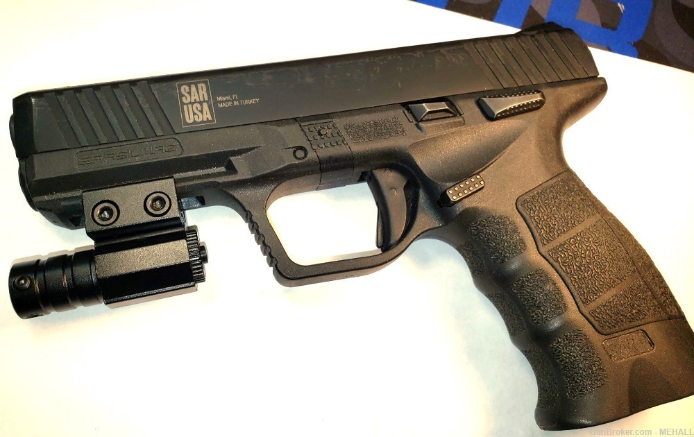 SAR 9 9mm semi auto pistol 17 round mag Red Dot Laser-img-0