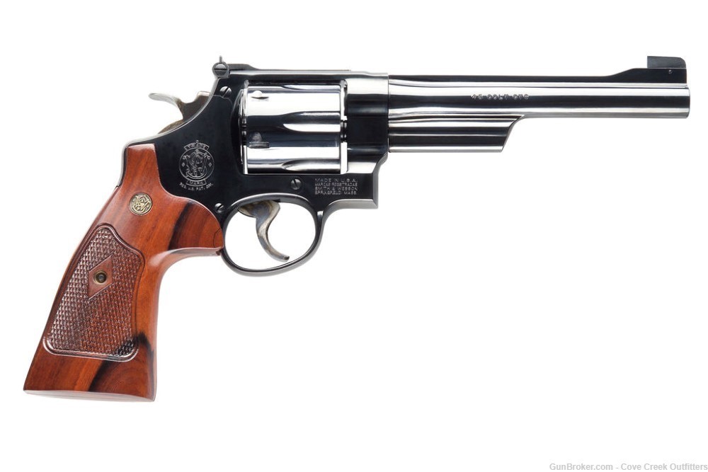 Smith & Wesson Model 25 Classic 45 Colt 6.5" N-Frame Blued 150256 FREE 2DAY-img-0